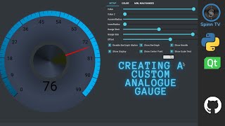 Python Building An Analogue Gauge Meter For Game Developments, Internet Speed, Industrial Apps