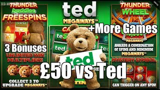 Ted Megaways, 3 Bonuses + New Games and Reel King Megaways. Also Community BIG WINS!!