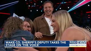 Wake Co. deputy takes the stage on NBC's 'The Voice'