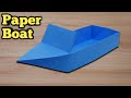 Origami Boat - How To Make a Paper Boat That Floats {Barco De Papel}