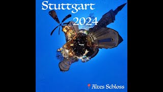 360° | Stuttgart Christmas Market | Altes Schloss WeihnachtsMarkt 2024 | Walking Tour, Origin sound