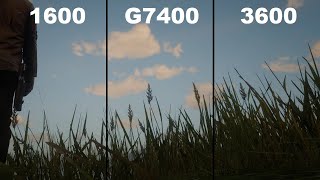 R5 1600 vs G7400 vs R5 3600