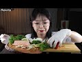 녹는다 녹아🤤 연어스테이크와 대왕연어초밥 먹방🍣 salmon steak u0026 giant salmon sushi mukbang eating sounds