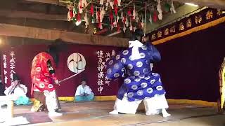 石見神楽　追原神楽社中　天神　（衣装おろし）