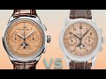 $200,0000 Watch vs $10,000 Watch - Patek Philippe vs Breitling Chronograph Comparison