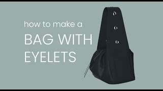 How to make a bag with eyelets -  CLO3D tutorial