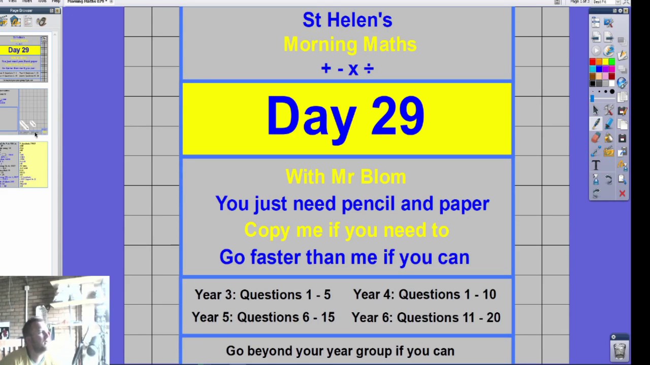 Morning Maths Section B Day 29 - YouTube