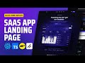 Create a Stunning SaaS Landing Page with React & Tailwind