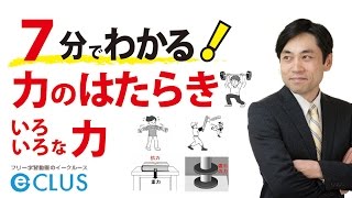 力のはたらき，いろいろな力　中学理科　1年　1分野　身近な物理現象6