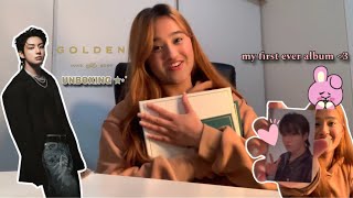 Unboxing My First Album ‘GOLDEN’ by Jungkook | A Special Moment!