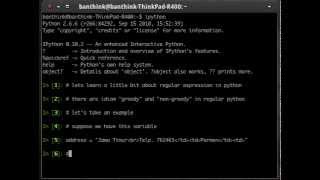 Python Regular Expression - Non-greedy Pattern Matching
