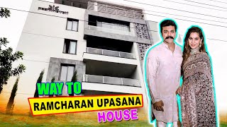 Way to Ram Charan House || Ramcharan Upasana House Hunt || The Celebrities Lifestyle