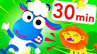 Learn to Count Sheep, Baby T-Rex, Bunny Tail Song by Little Angel: Nursery Rhymes and Kid's Songs