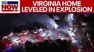 Virginia home 'leveled' in explosion: firefighter killed, massive debris field | LiveNOW from FOX