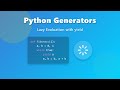 Python Generators: Lazy Evaluation & Memory Efficiency for Beginners ✨