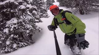 Offpiste backcountry guide Fleischleiten at Jungeralmbahn lift 19 in Bad Gastein Austria