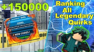Boku No Roblox Codes List Quirk Free Robux Apps No Robot Scans - codes my hero academia roblox 2019