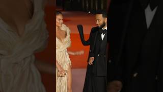 That AWKWARD moment between Chrissy Teigen and John Legend | HELLO! #shorts