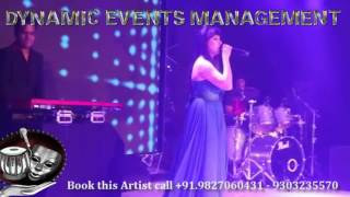 Singer Performer Sumedha Karmahe Live performance Indian Royal Big Fat Wedding Sangeet Event Indore