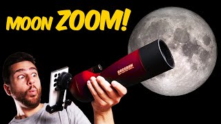 Moon ZOOM! S22 Ultra vs Professional 125x Zoom Camera! (Nikon P1000) | VERSUS