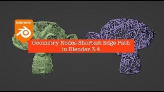 LIVENODING Geometry Nodes Study Edge Path Nodes 2