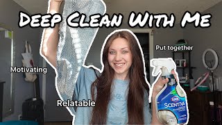 DEEP CLEAN \u0026 ORGANIZING MY ROOM | ft. broken snowglobe