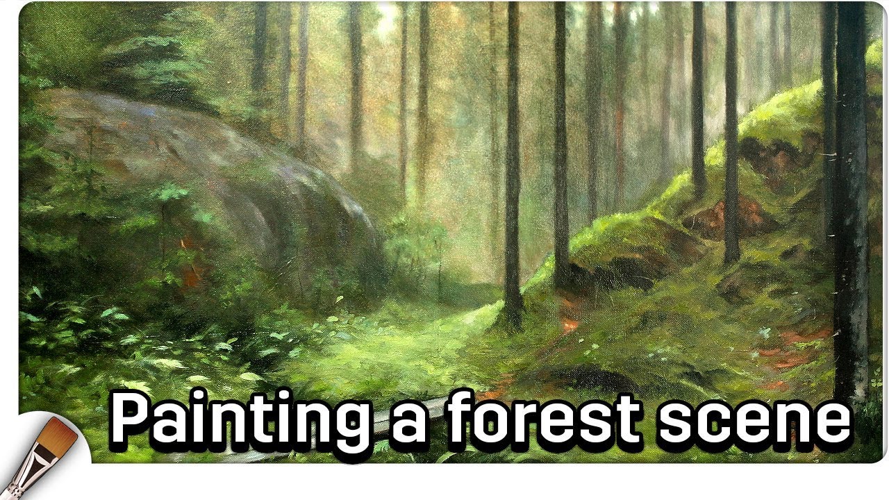How To Paint A Forest Mural At Dennis Penn Blog