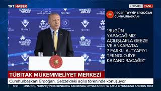 Cumhurbaşkanı Erdoğan'dan TÜBİTAK Fen Lisesi müjdesi