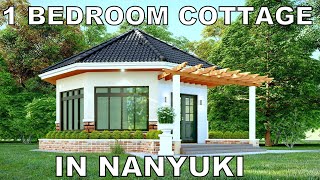 TINY HOUSE DESIGN |1 BEDROOM COTTAGE | OCTAGON HOUSE PLAN