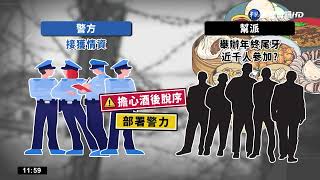 疑幫派辦尾牙估千人出席 警荷槍實彈部署｜華視新聞 20221222