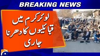 Tribals' protest continues in Lower Kurram | Breaking News