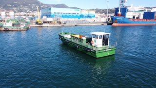 Introducing Elettra our full electric vessel for the collection of solid waste at zero CO2 emissions