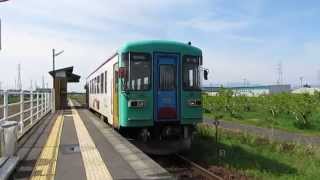 【樽見鉄道】池田満寿夫デザイン!!　ハイモ２９５形　樽見行き　モレラ岐阜駅　発車　