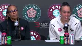 Vinyl BC post-game presser after their loss to Rose BC