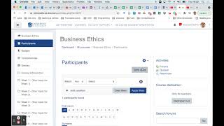 Moodle - Add students to your course manually