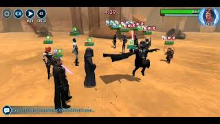 SWGOH | TW | Testing vs. Boba Fett, Scion of Jango (CLS, Maul, DR, EP/Vader)