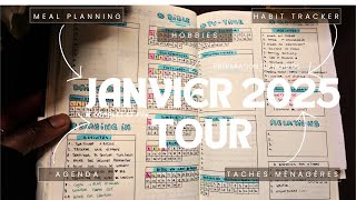 Planifier son mois pour réussir : organisation Bullet journal JANVIER 2025