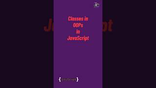 classes in oops in javascript | #oops #javascript tutorial in 1 minutes #coding