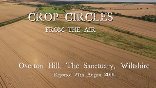 Crop Circles from the Air: Overton Hill, The Sanctuary, Wiltshire. 27th August 2016