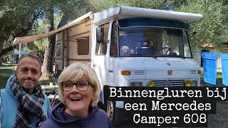 WK 97🇬🇷| MERCEDES CAMPER 608 bijna geheel AUTHENTIEK | WONEN IN ONZE CAMPER