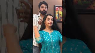 Getting ready after marriage is not easy 🥲 | Malavika Krishnadas | Thejus Jyothi