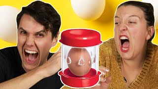 Egg Lovers Try Egg Gadgets