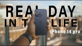 iPhone 14 Pro Real Day in the Life in NYC (Battery & Camera Test)