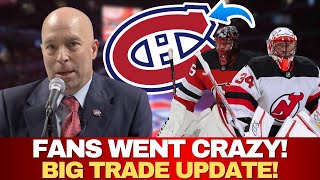 HABS \u0026 DEVILS TRADE SURPRISE: MONTREAL CANADIENS RECEIVE ANOTHER REINFORCEMENT? CANADIENS NEWS