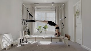 Cadillac Pilates Spinal Health Exercise普拉提凯迪拉克床脊椎力量与灵活度训练