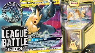 How to Upgrade Pikachu Zekrom League Battle Deck to win on PTCGO!