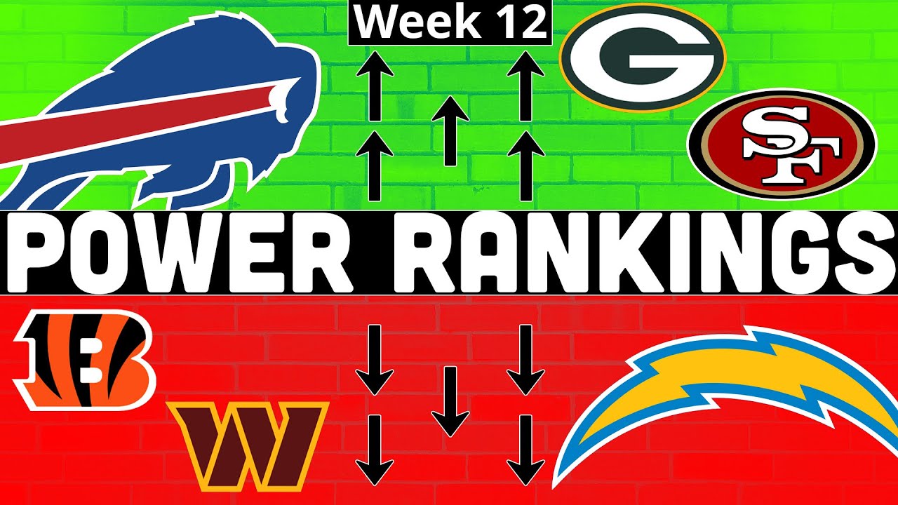 NFL Week 12 Power Rankings | 2023 NFL Season - YouTube