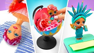 Getting Creative At School || Cute Doll Crafts
