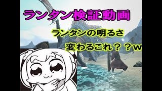 【DDON】ランタンの明るさ検証動画【ドラゴンズドグマオンライン】【ダルマん】