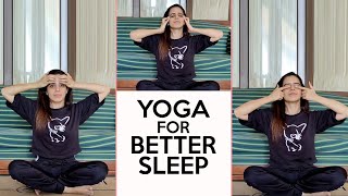 Yoga for Better Sleep | Yoga to Improve Sleep Quality | Fit Tak